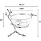 Modern Glass Bowl Fruit Tray For Party / Ruchi