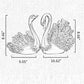 Set Of 2 Figurine Showpieces For Bedroom / Ruchi