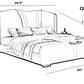 Modern Luxury Leather Bed