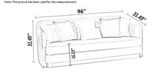 Modern Velvet Sofa Set For Living Room
