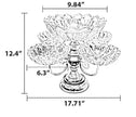 Modern Fruit Stand With 5 Bowls For Counter / Ruchi