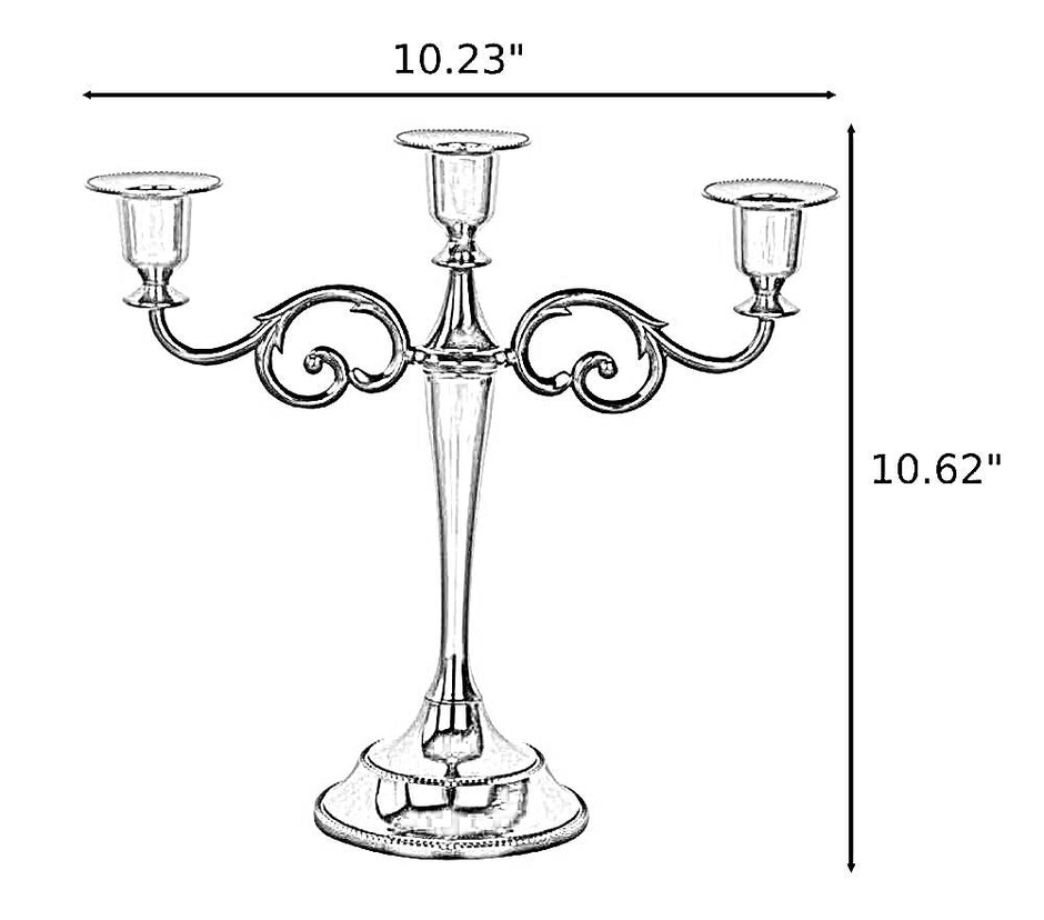 Vintage Metal Candle Holder Centerpiece / Ruchi