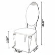 Marble Modern Rectangular Dining Table For 6 / Ruchi