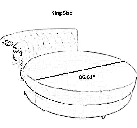 Round Microfiber Fabric Fitted Bedsheet And Bed-Skirt