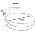 Round Microfiber Fabric Fitted Bedsheet And Bed-Skirt