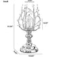 Vintage Metal Candle Holder Glass / Ruchi