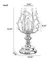 Vintage Metal Candle Holder Glass / Ruchi