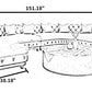 Curved Button Tufted Leather Sectional Sofa / Ruchi