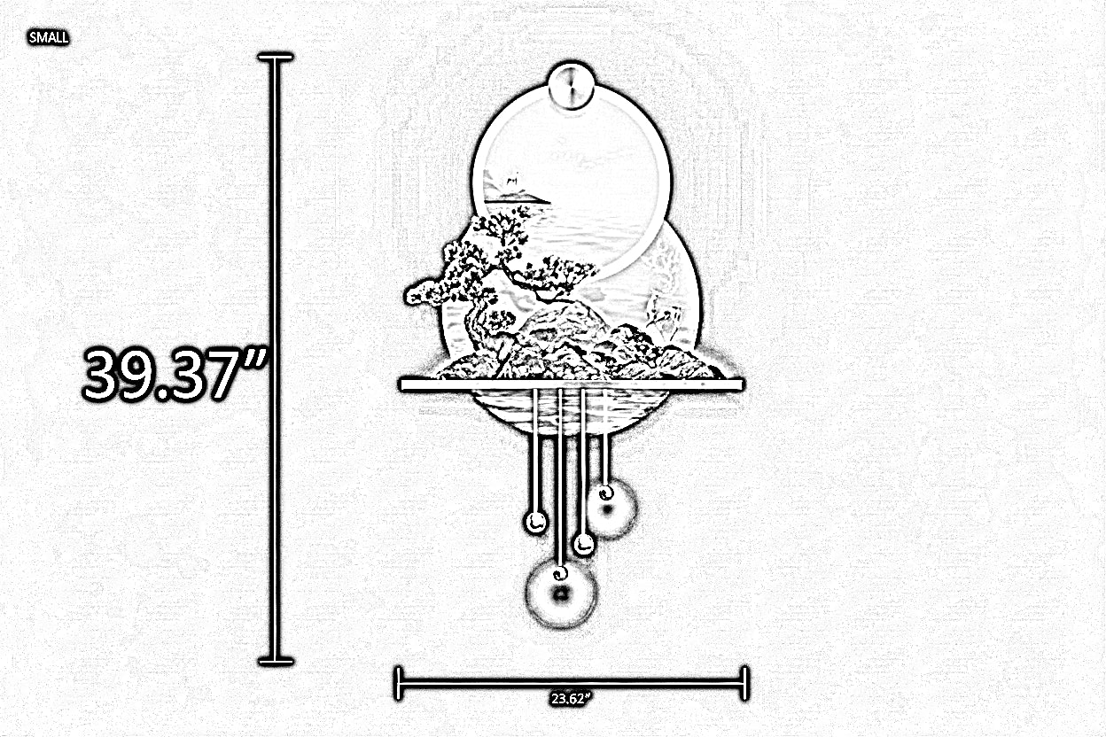 Modern Illuminated LED Remote Control Wall Painting