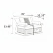 3 Piece Leather Sectional Sofa Set / Ruchi