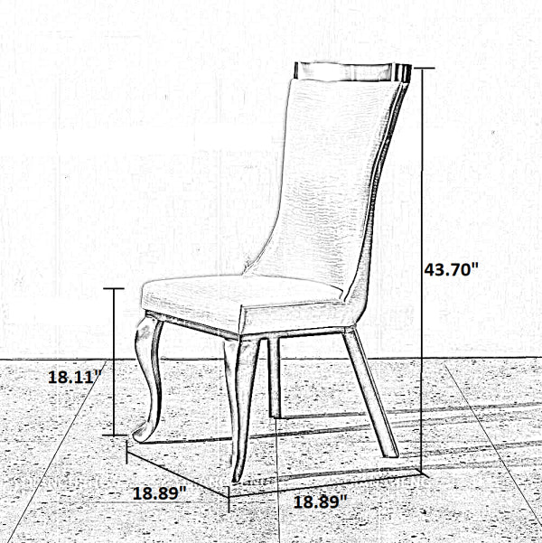 Contemprorary Marble Dining Table Set For 6 / Ruchi