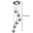 LED Ball Pendant Light Chandelier For Staircase