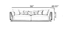 Modern Glossy Velvet Fabric Sofa Set