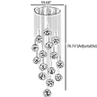 LED Ball Pendant Light Chandelier For Staircase