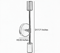 Modern Metal Wall Lamp For Indoor