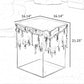 Modern Glass Side Table / Ruchi