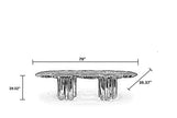 Modern Luxurious Metal Dining Table / Ruchi