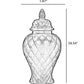 Ceramic Ginger Jar Vase With Lid