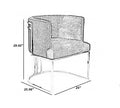 2 Piece Modern Velvet Accent Chairs / Ruchi