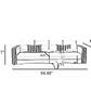 Modern Leather Living Room Sofa Set