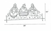 Musicians Metal Wall Hanging For Living Room / Ruchi