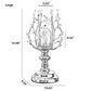 Vintage Metal Candle Holder Glass / Ruchi