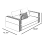 Modern Leather Living Room Sofa Set