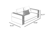 Modern Leather Living Room Sofa Set
