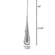 Crystal Raindrop Modern LED Pendant Light / Ruchi