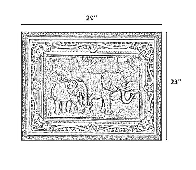 3D Living Room Printed Wall Frame / Ruchi