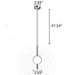 Glass Ball LED Pendant Light / Ruchi