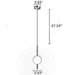 Round Glass Ball LED Pendant Light / Ruchi