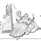 Metal Wall Decor Of Krishna And Radha / Ruchi
