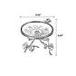 Glass Top Brass Fruit Tray For Party / Ruchi