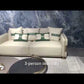 1-2-3 Living Room Leather Sofa Set