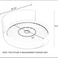 Modern Leather Upholstered LED Strip Wooden Round Bed / Ruchi
