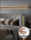 Modern Leather Round Bed With LED Lights / Ruchi