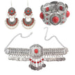 Bohemian Luxury Style Stone Carved Necklace Set