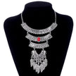 Vintage Tribal Multilayer Collar Metal Necklace / Ruchi