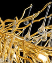 Modern Crystal LED Chandelier For Dining Room / Ruchi