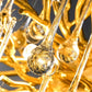 Modern Crystal LED Chandelier For Dining Room / Ruchi
