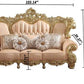 European Design Enchanting Button-Tufted Leather Sofa Set / Ruchi