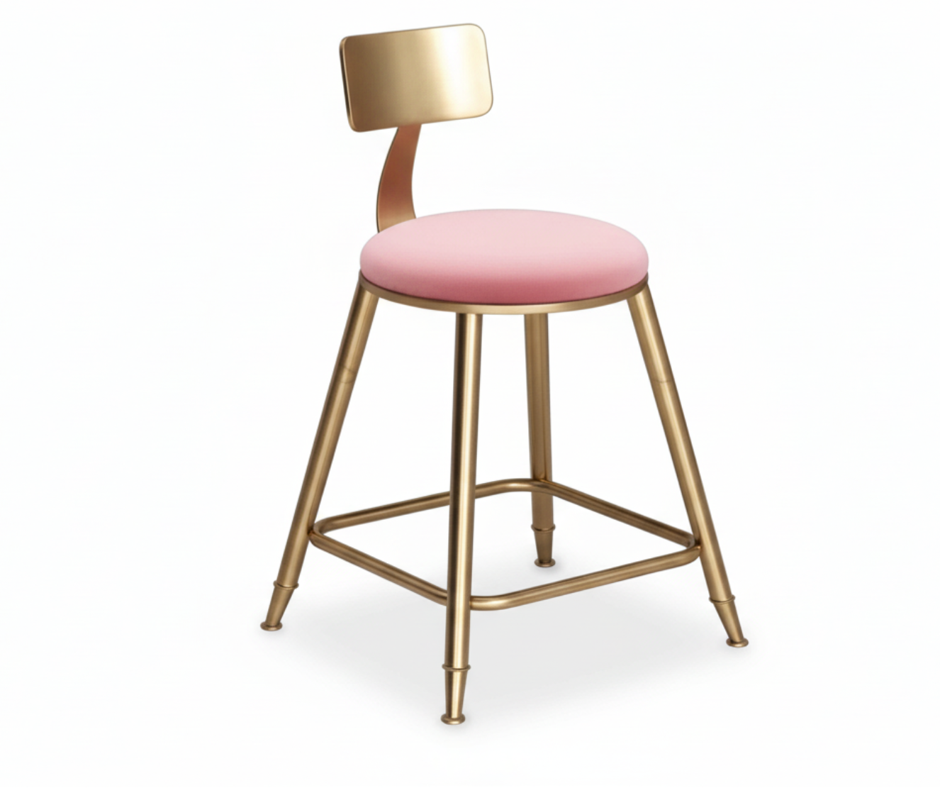 Fabric Bar Stools Set of 4 / Ruchi