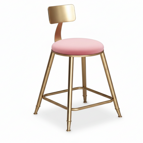 Fabric Bar Stools Set of 4 / Ruchi