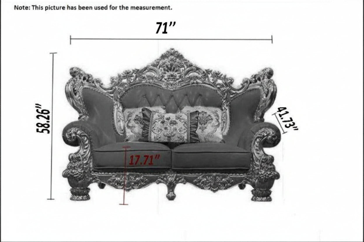 European Leather Sofa Set