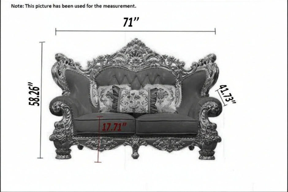European Leather Sofa Set