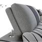 Modish U-Shape Fabric Sofa