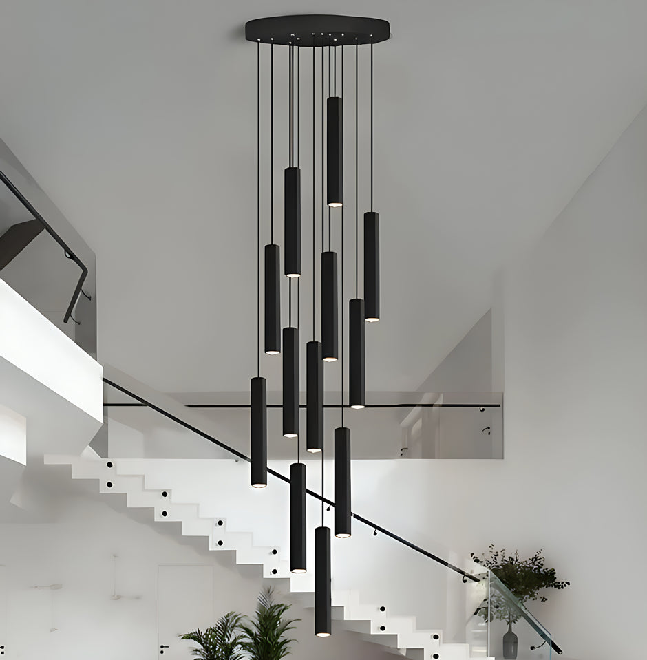 Black Modern LED Pendant Lighting / Ruchi