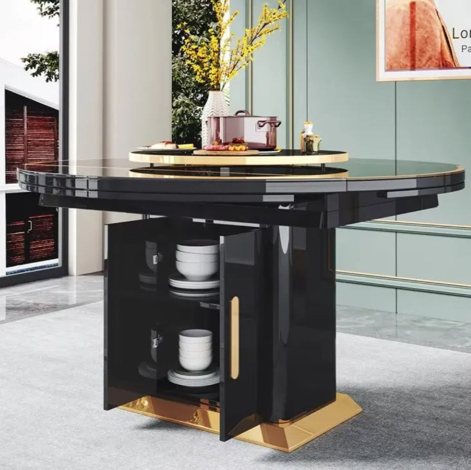 Smart-Heating Extendable Dining Table Set / Ruchi
