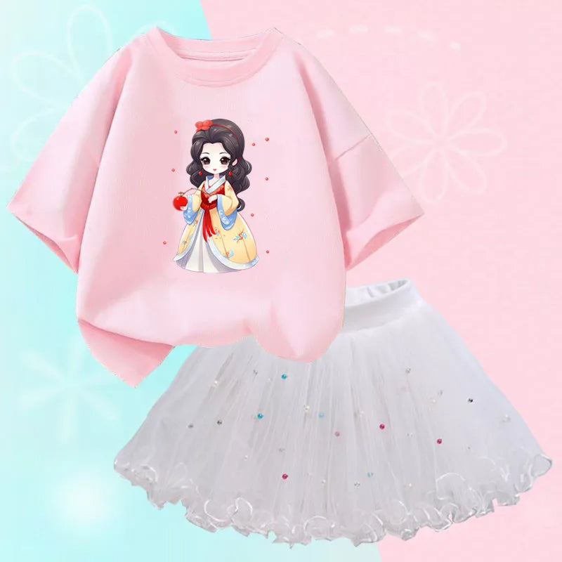 Fashionable Printed Top Kids Dress / Ruchi